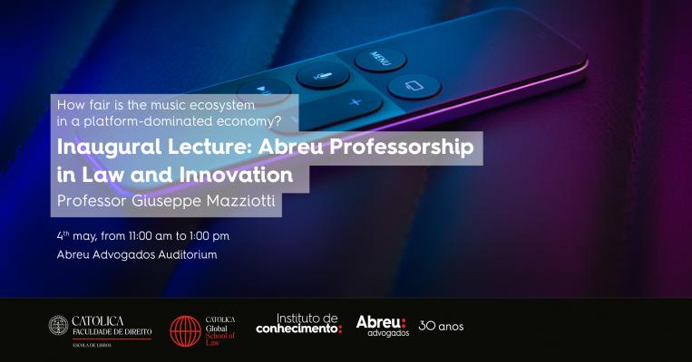 Inaugural Lecture_Abreu Professorship